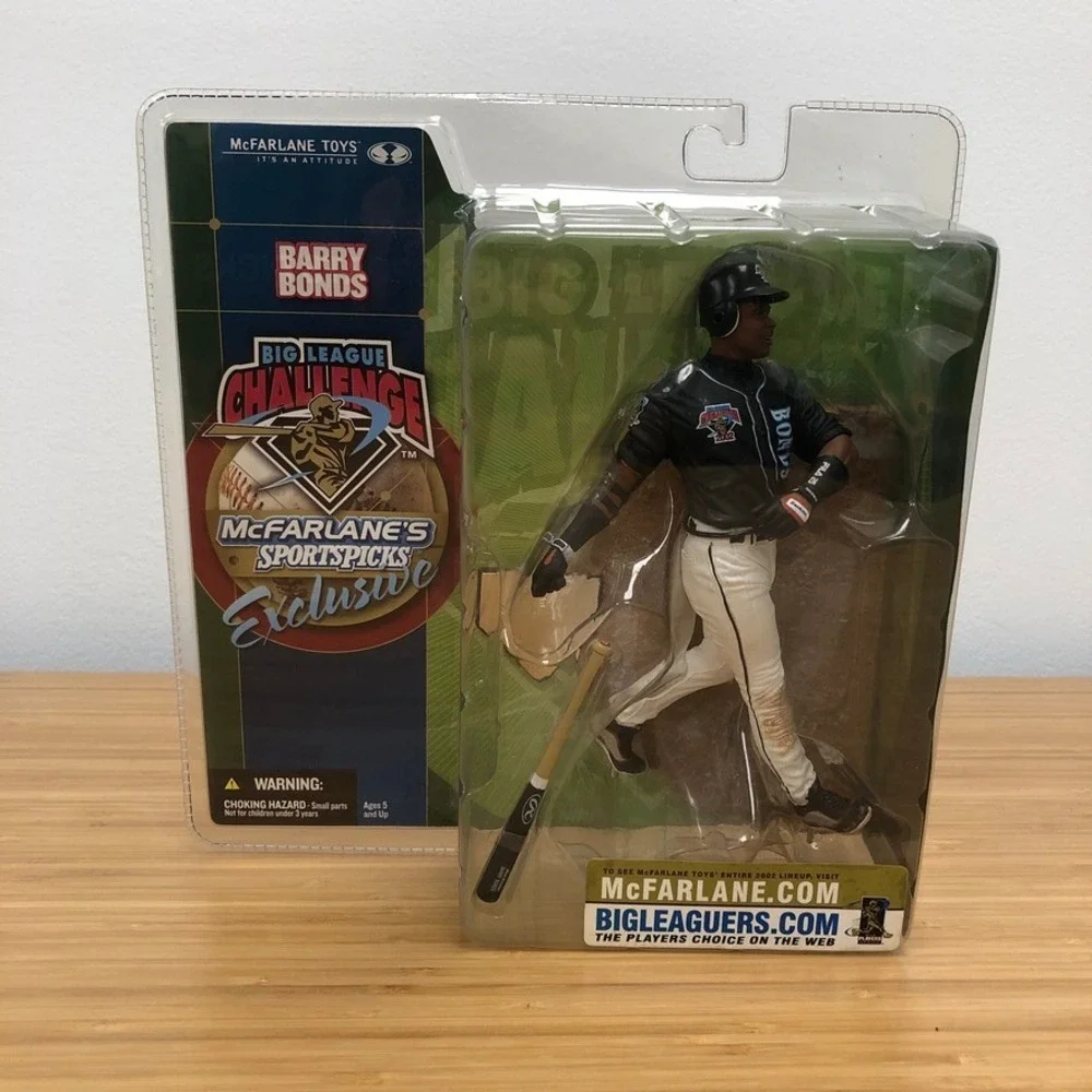 McFarlane Barry Bonds Action Figure Kids Collectors Black‎ Big League Challenge